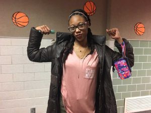 Fellow feminist, junior Breytn Minor.