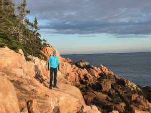 Ben Fencl poses for a picture on his east coast fall break vacation. He visited northeast Maine, New Hampshire, and Vermont. Fencl most enjoyed seeing all the different colored fall leaves and amazing nature scenery.