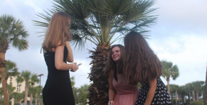 Sophomore Maggie Snow enjoys her fall break trip to South Carolina with friends. Snow was able to avoid the uncontrollable Hurricane Michael weather that forced some students to have to come home early.